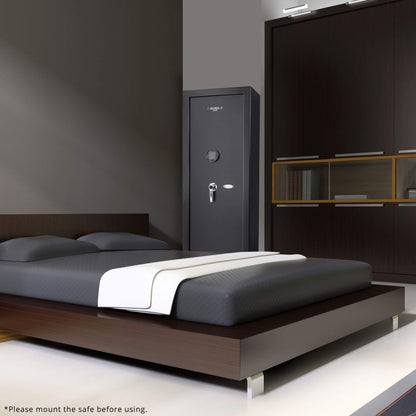 Barska 7.87 CF Extra-Large Rifle Gun Safe With Electronic Keypad And Secure Lock (SAK18420)