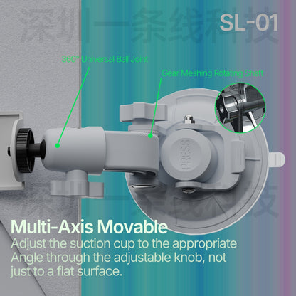 Car Roof/Window Suction Cup Mount Bracket for Starlink Mini