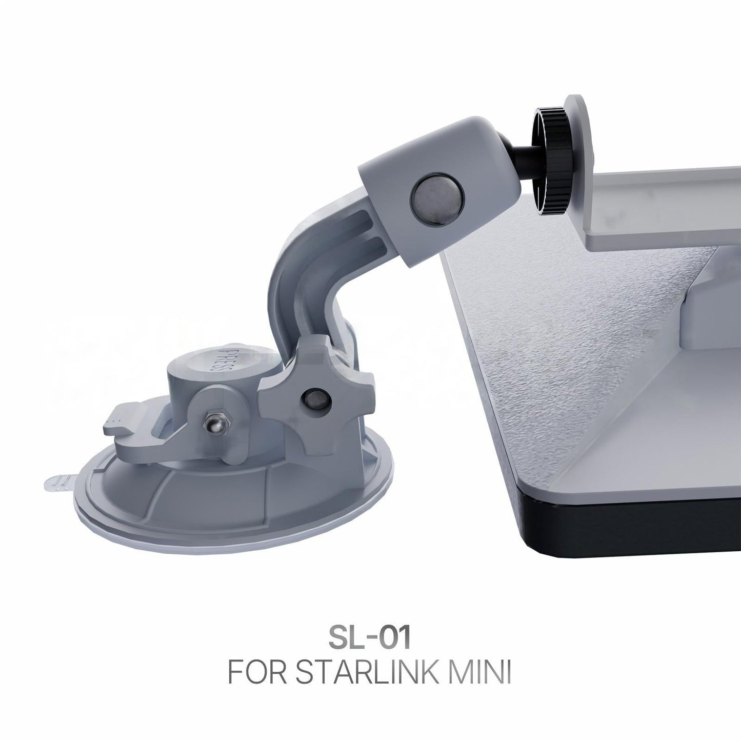 Car Roof/Window Suction Cup Mount Bracket for Starlink Mini