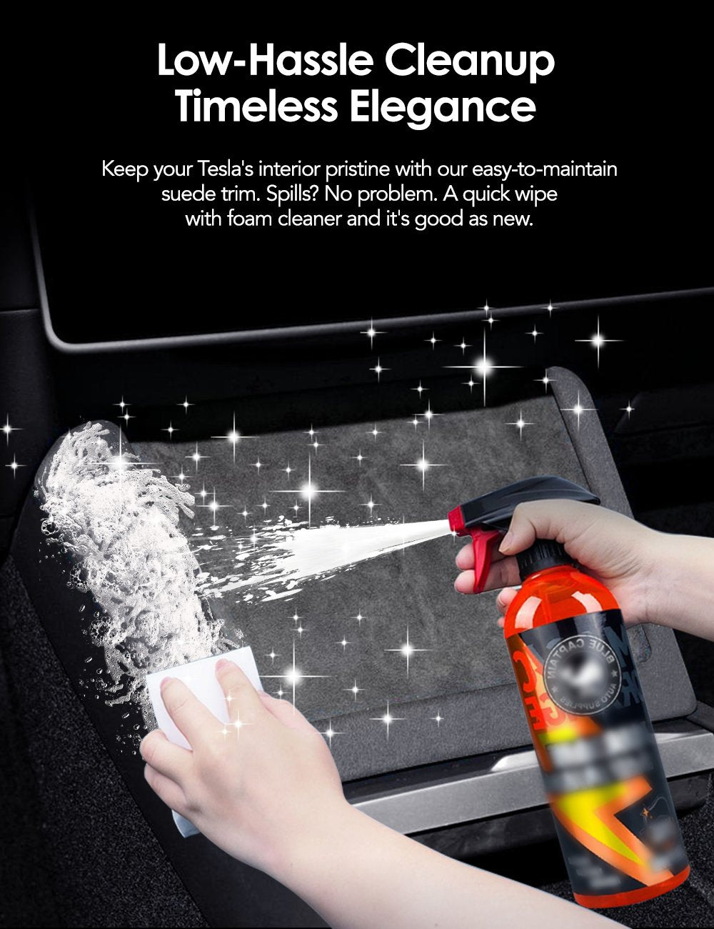 Center Console Wireless Charger Cover Trim for Model 3 Highland & Model Y Juniper