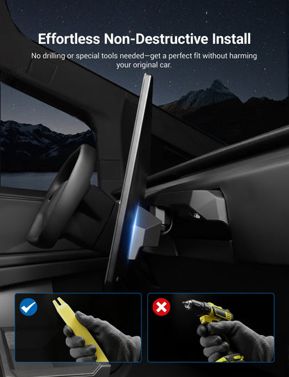 Center Screen Swivel Rotating Mount Kit for Cybertruck | TESERY