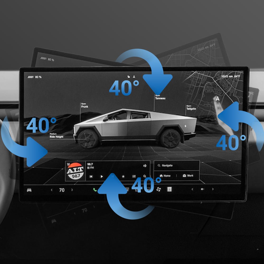 Center Screen Swivel Rotating Mount Kit for Cybertruck | TESERY