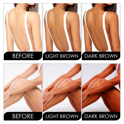 OUHOE Dark Tanning Lotion, Summer Outdoor Sun Relief For Uneven Skin Tone Moisturizing Refreshing Black Care Lotion