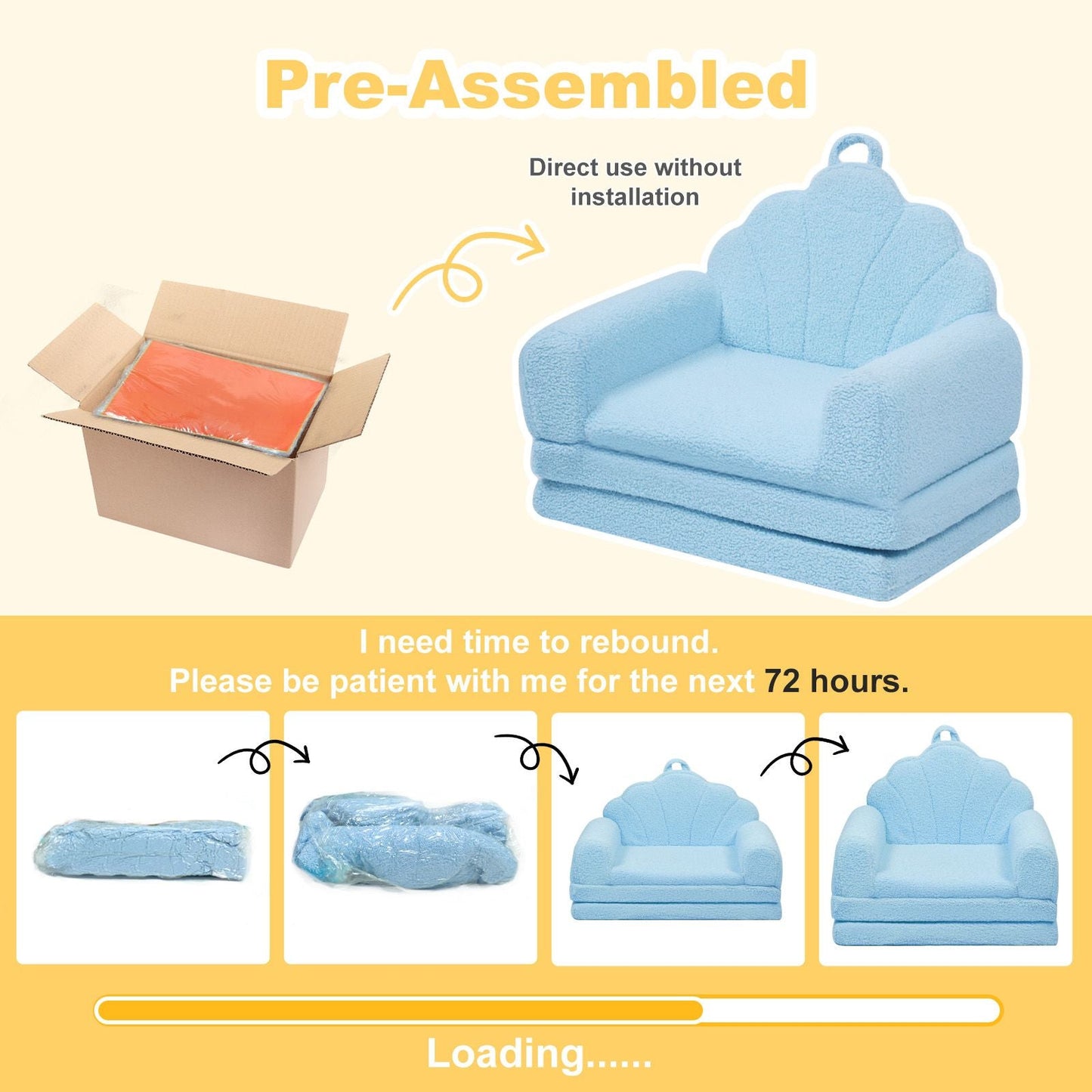 Shell-Shaped Convertible Dog Bed Sofa (22.8"x18.8"x15.7"): 2-in-1 Pet Bed & Couch With Machine-Washable Cover, Stylish Colors For Small/Medium/Large Dogs & Cats