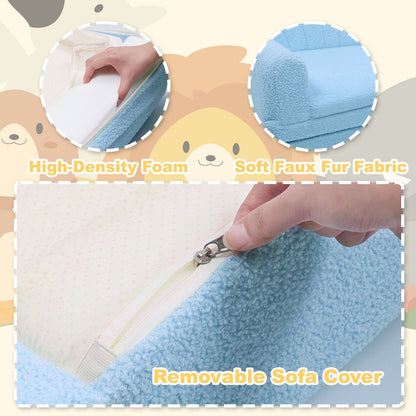 Shell-Shaped Convertible Dog Bed Sofa (22.8"x18.8"x15.7"): 2-in-1 Pet Bed & Couch With Machine-Washable Cover, Stylish Colors For Small/Medium/Large Dogs & Cats