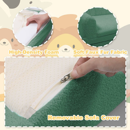 Shell-Shaped Convertible Dog Bed Sofa (22.8"x18.8"x15.7"): 2-in-1 Pet Bed & Couch With Machine-Washable Cover, Stylish Colors For Small/Medium/Large Dogs & Cats