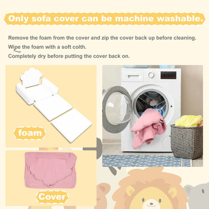 Shell-Shaped Convertible Dog Bed Sofa (22.8"x18.8"x15.7"): 2-in-1 Pet Bed & Couch With Machine-Washable Cover, Stylish Colors For Small/Medium/Large Dogs & Cats