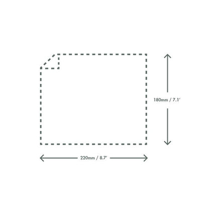 Vegware 8.75 x 7 in NatureFlex Compostable Multi-Bag, Clear (QTY 1000), SKU VGN5