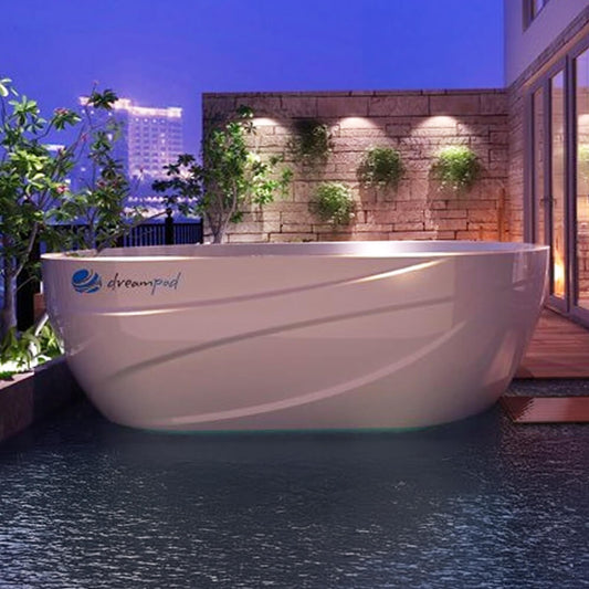 Dreampod Ice Bath With Chiller Premium Fiberglass Floatation Tank [DPIB101WPE] (SAK17942)