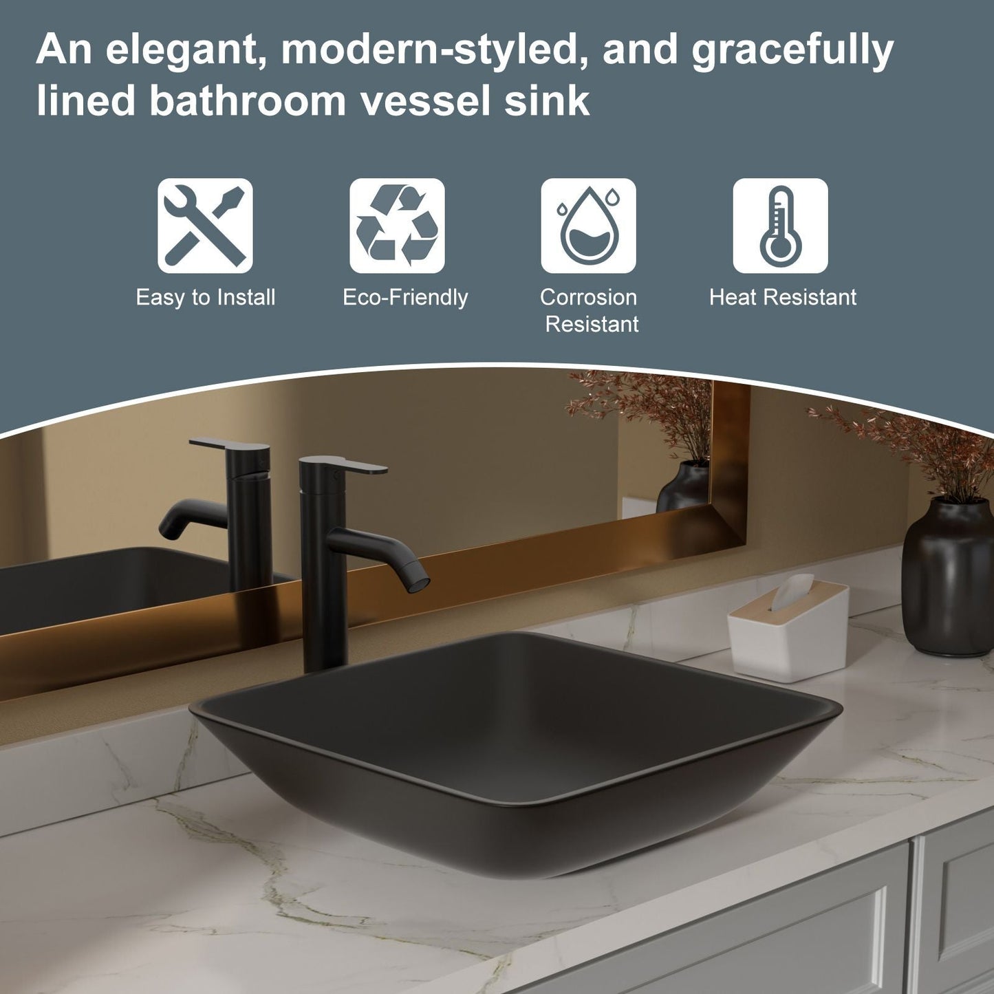 Above Counter Artistic Tempered Glass Bathroom Sink Transparent Counter Top Bathroom Single Bowl Vessel Basin