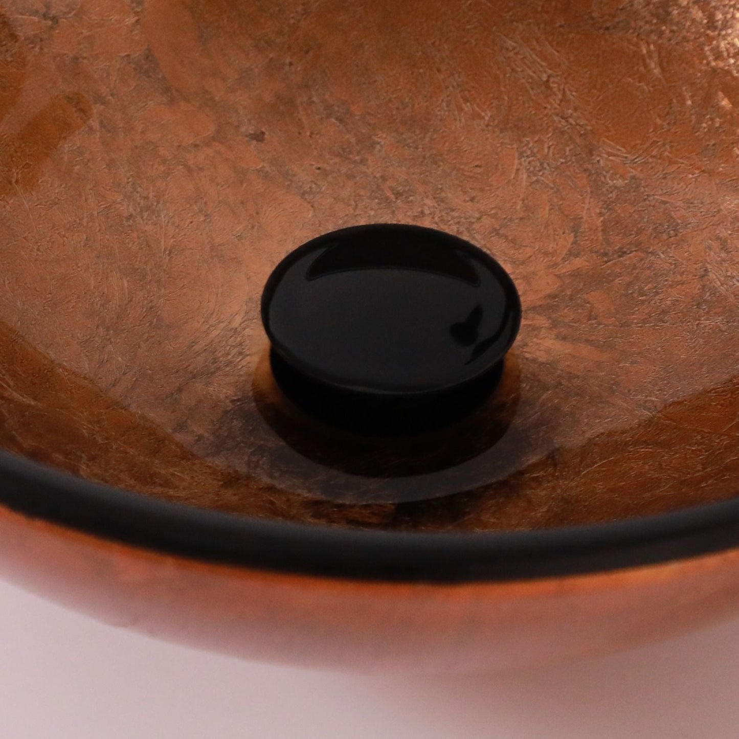 Above Counter Artistic Tempered Glass Bathroom Sink Transparent Counter Top Bathroom Single Bowl Vessel Basin