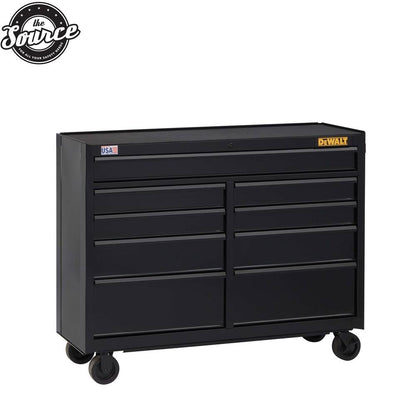 DEWALT Husky Rolling Tool Cabinet, 52 in. Wide 9-Drawer Roller ToolBox Organizer Chest Workbenches