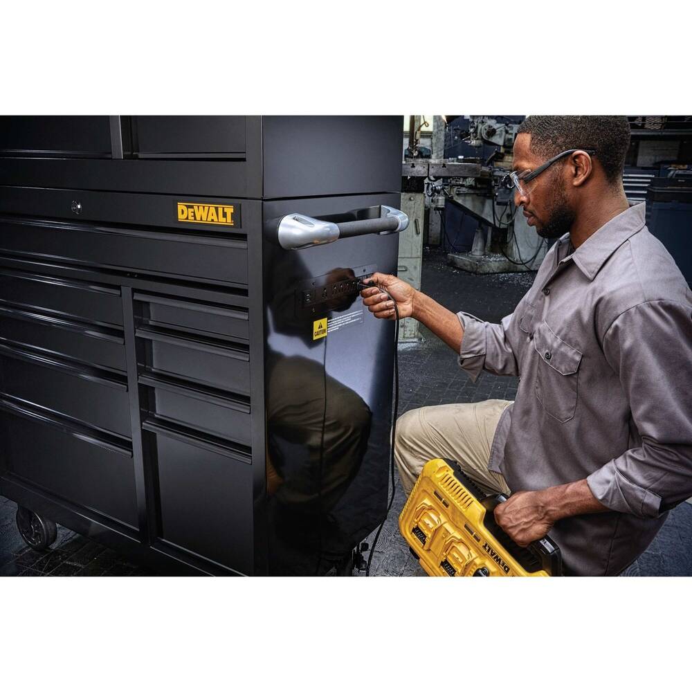 DEWALT Husky Rolling Tool Cabinet, 52 in. Wide 9-Drawer Roller ToolBox Organizer Chest Workbenches