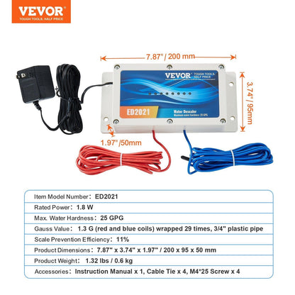 Electronic Water Descaler System Whole House Salt Free Descaler for Home