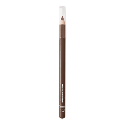 e.l.f. Cream Glide Lip Liner, Highly-Pigmented Pencil For Shaping & Sculpting Lips, Semi-Matte Finish, Vegan & Cruelty-Free, Dark Cocoa