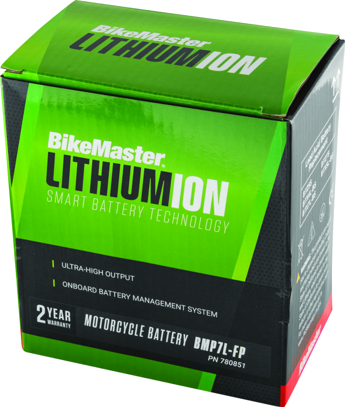BikeMaster Lithium Ion 2.0 Battery BMP7L-FP 780851