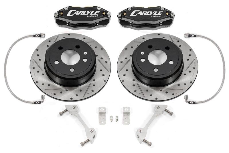 BMR Suspension BMR 08-23 Dodge Challenger Brake Kit For 15in Conversion Black Calipers Non-Demon/Redeye DBK110