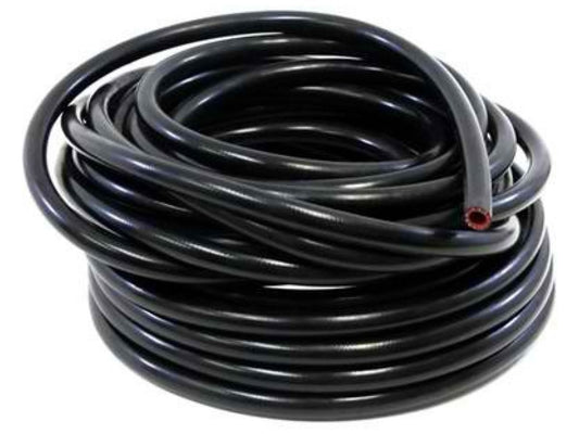 HPS High Temp 5/32" ID (4mm) Reinforced Silicone Heater Hose Black