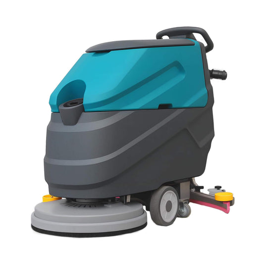 Heavy-Duty 22-Inch Industrial Walk-Behind Floor Scrubber With Squeegee Suction (SAK90834)