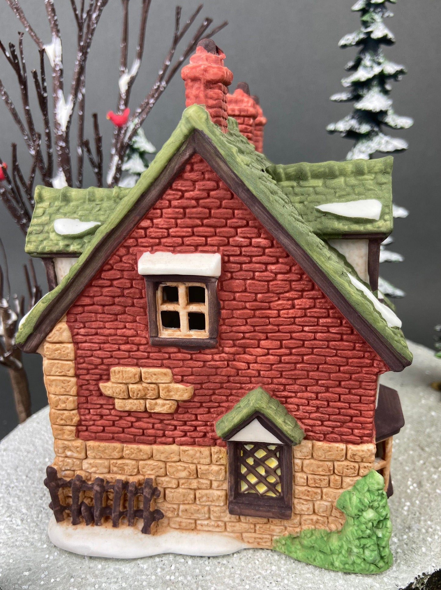 Christmas Village House by Department 56 -  New England Village Series Illuminated Nicholas Nickleby Cottage