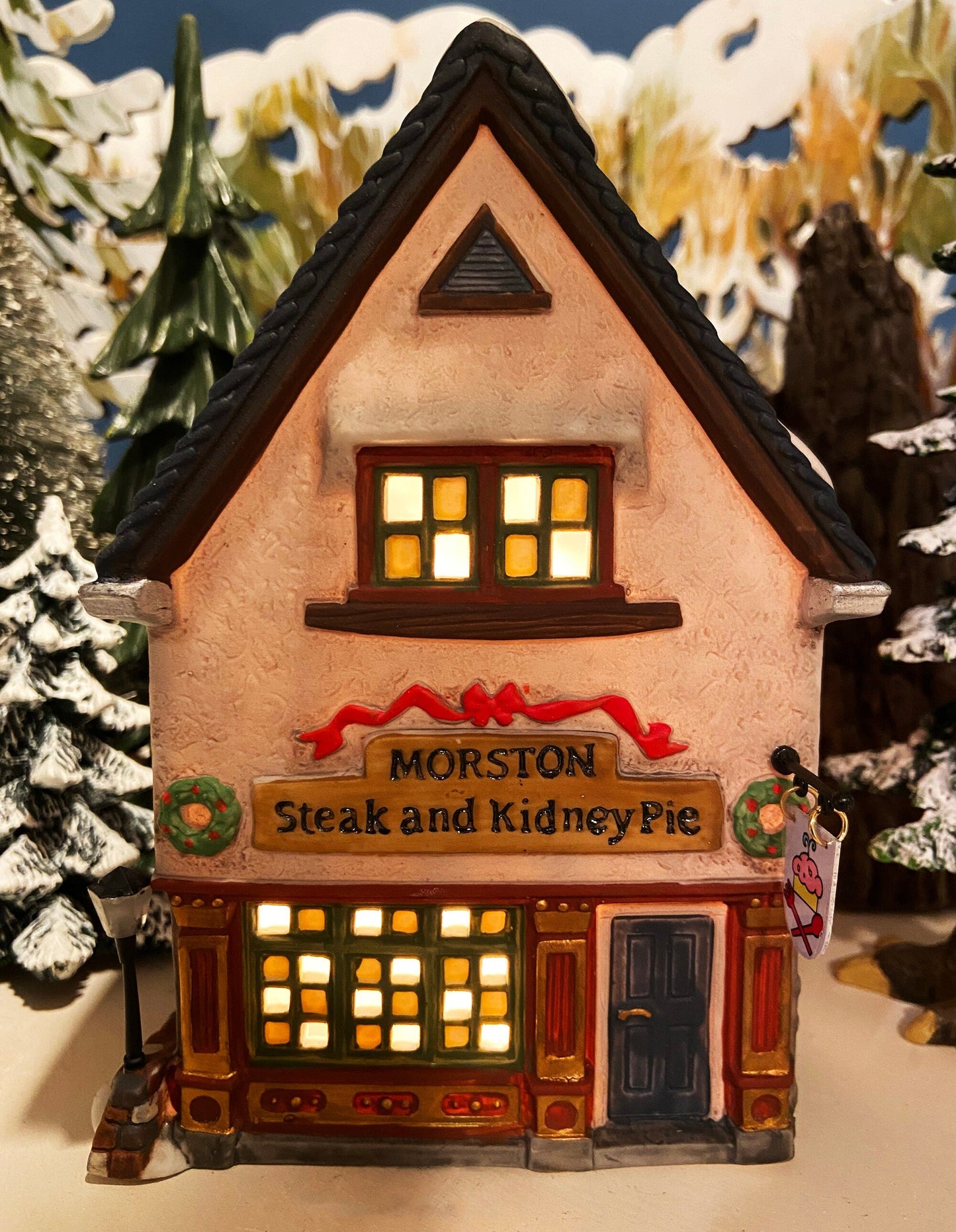 Department 56 Morston Steak and Kidney Pie, Dickens Village, Lighted Porcelain Building
