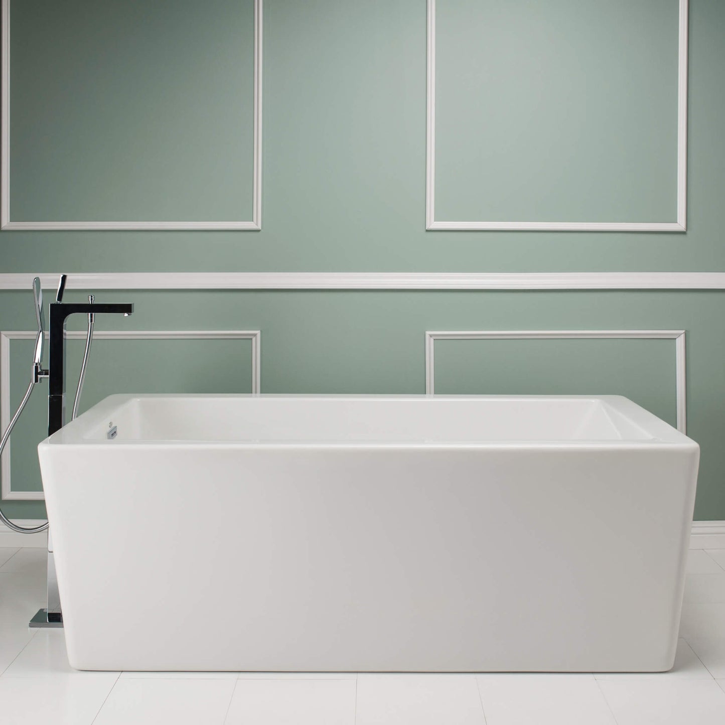 Jacuzzi Bianca 66-Inch Acrylic Freestanding Soaking Tub [JBIF6636BUXXXXW] (SAK24931)