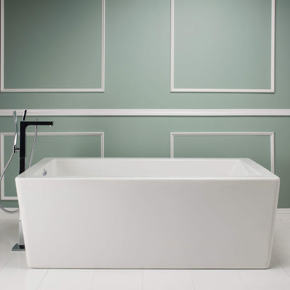 Jacuzzi Bianca 66-Inch Acrylic Freestanding Soaking Tub [JBIF6636BUXXXXW] (SAK24931)