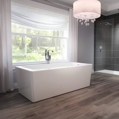 Jacuzzi Bianca 66-Inch Acrylic Freestanding Soaking Tub [JBIF6636BUXXXXW] (SAK24931)