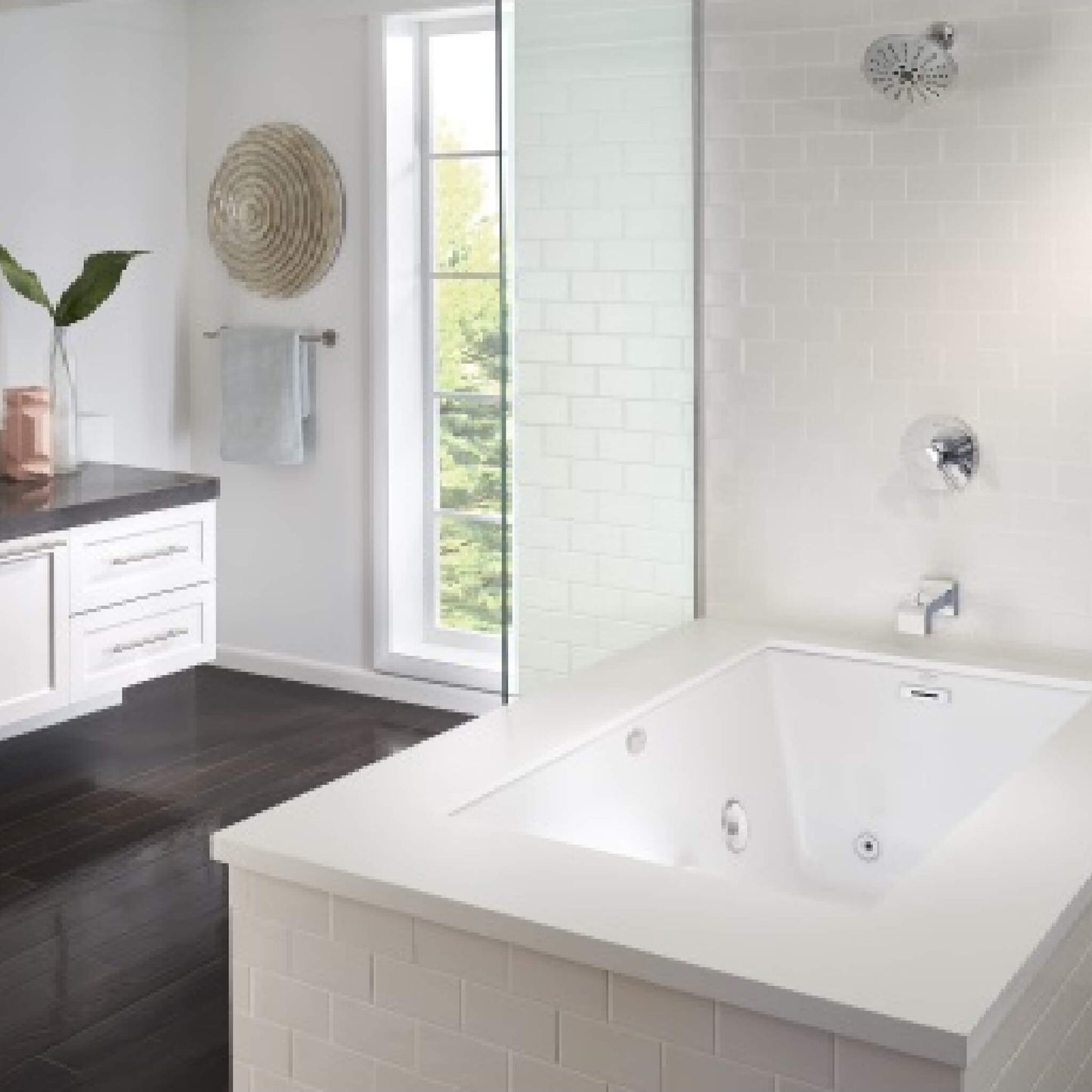 Jacuzzi Elara 72-Inch Rectangle Whirlpool Bathtub With Left Drain [JELA7236WLR2HX] (SAK61507)