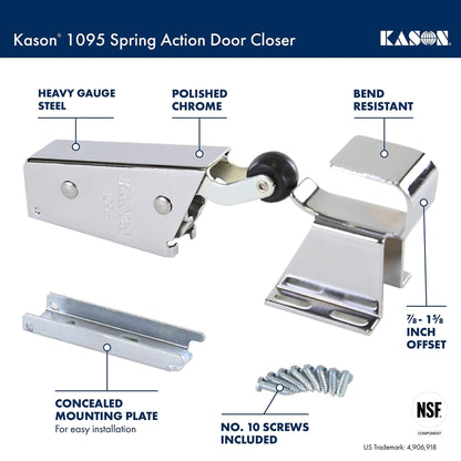 Kason 1095 Spring Action Door Closer, 11095000013