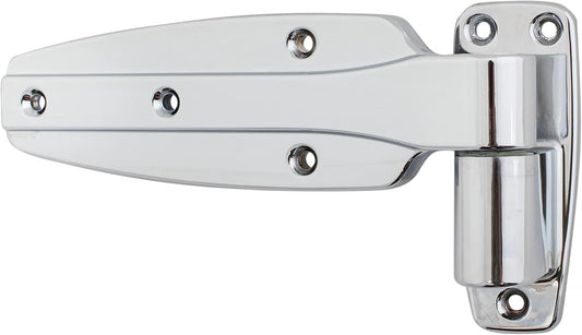 Kason 1245 Reversible Cam-Rise Hinge, 1-7/8 Inch Offset, Polished Chrome Finish, 11245000080