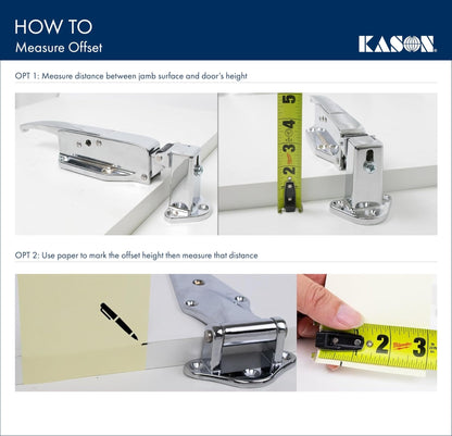 Kason 1248 Spring Assisted Hinge, 1-1/2 Inch Offset, 11248000022
