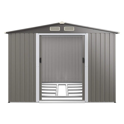 [08X06FT] Alora Premium Outdoor Steel Tool Storage Garden Backyard Shed (SAK74185)