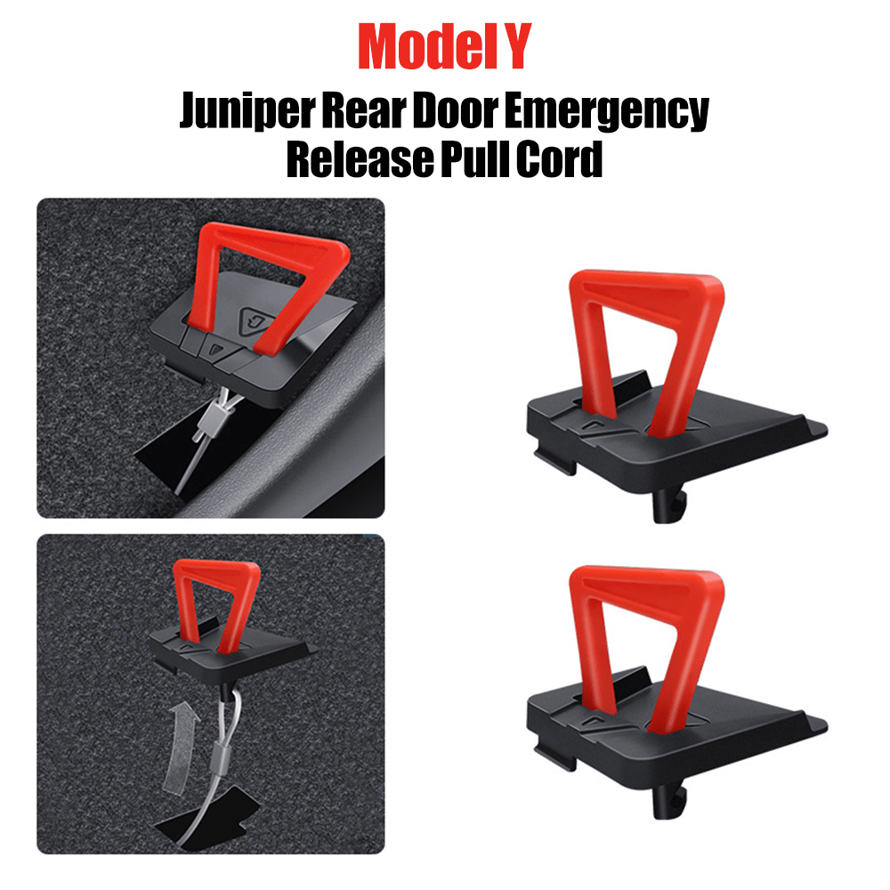 Model Y Juniper Rear Door Emergency Release Pull Handle