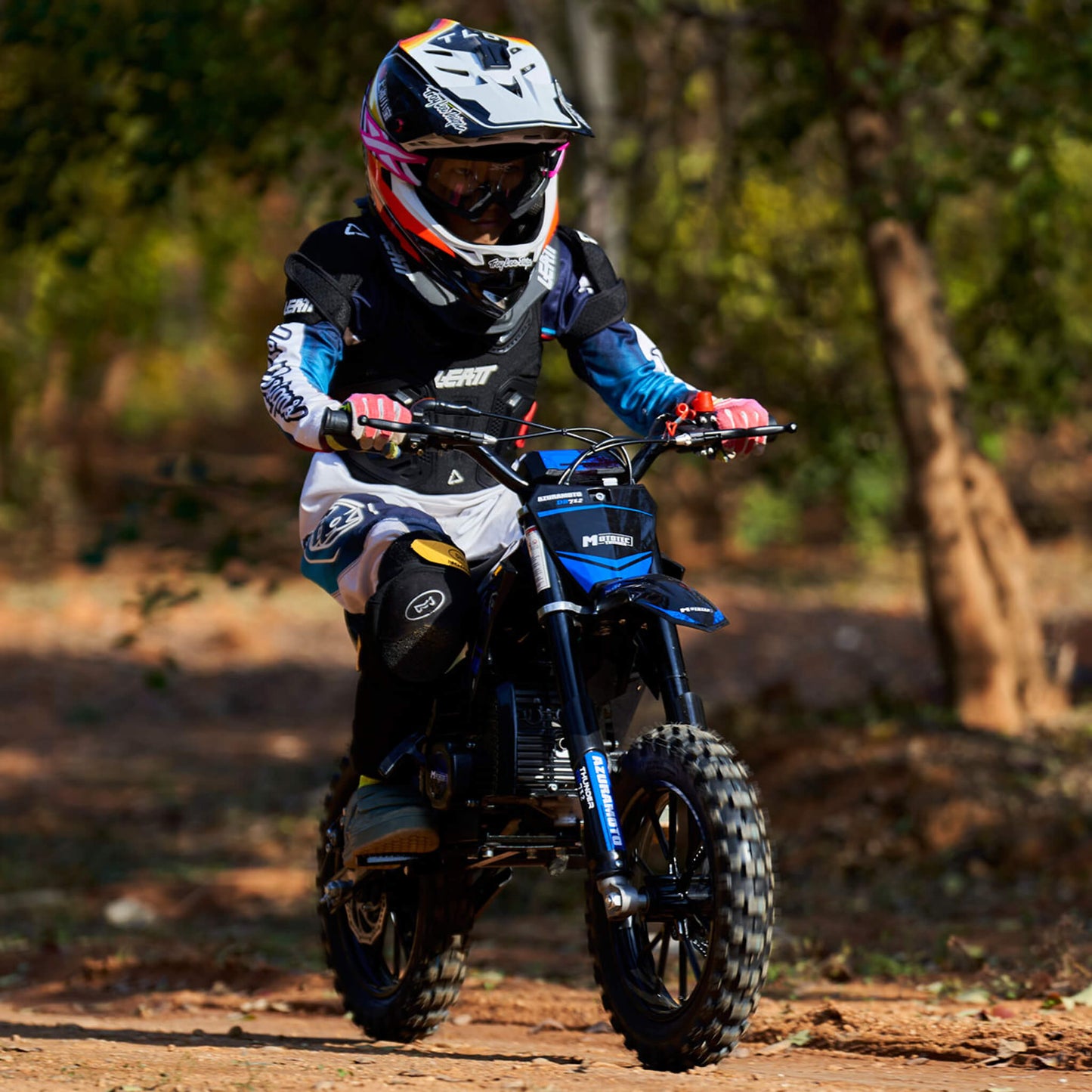 MotoTec Thunder 50CC 2-Stroke Kids Gas Dirt Bike (SAK37480)