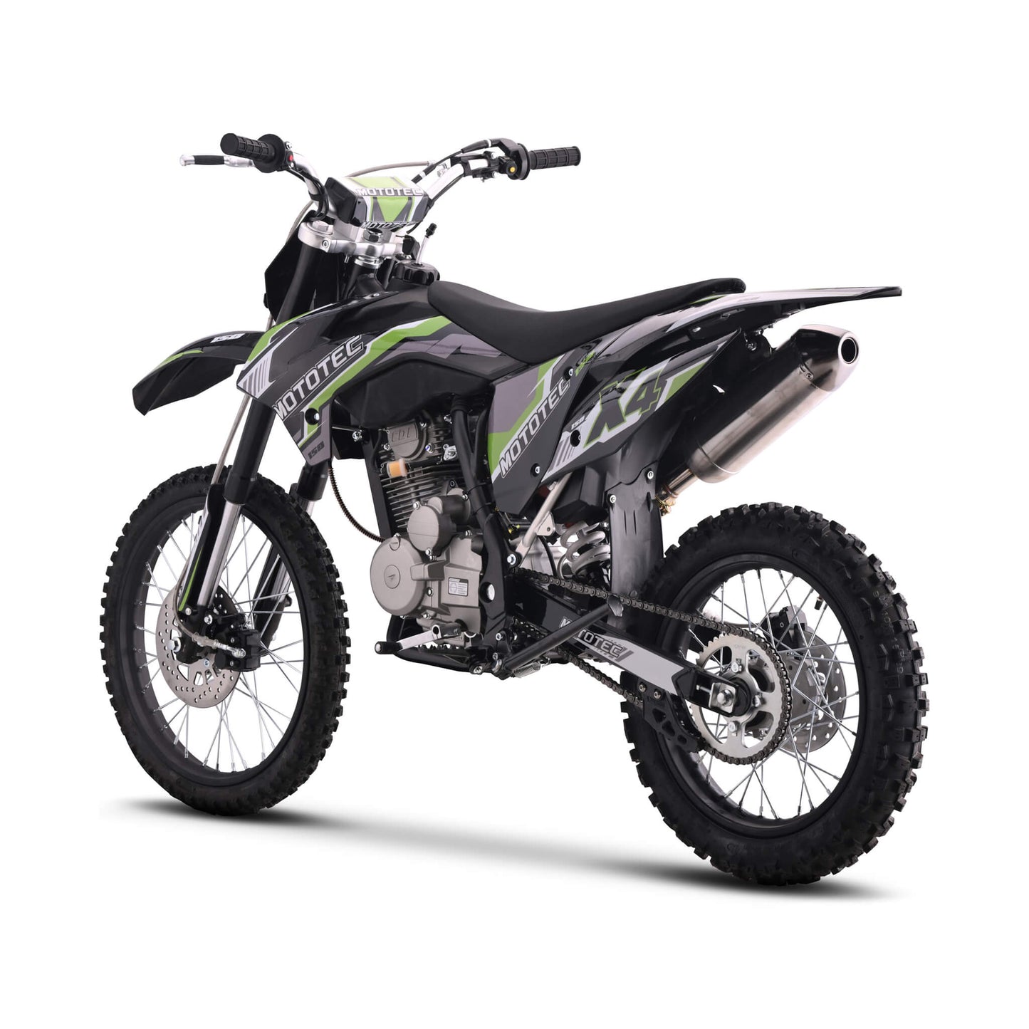 MotoTec X4 150CC 4-Stroke High-Performance Gas-Powered Dirt Bike (SAK95731)