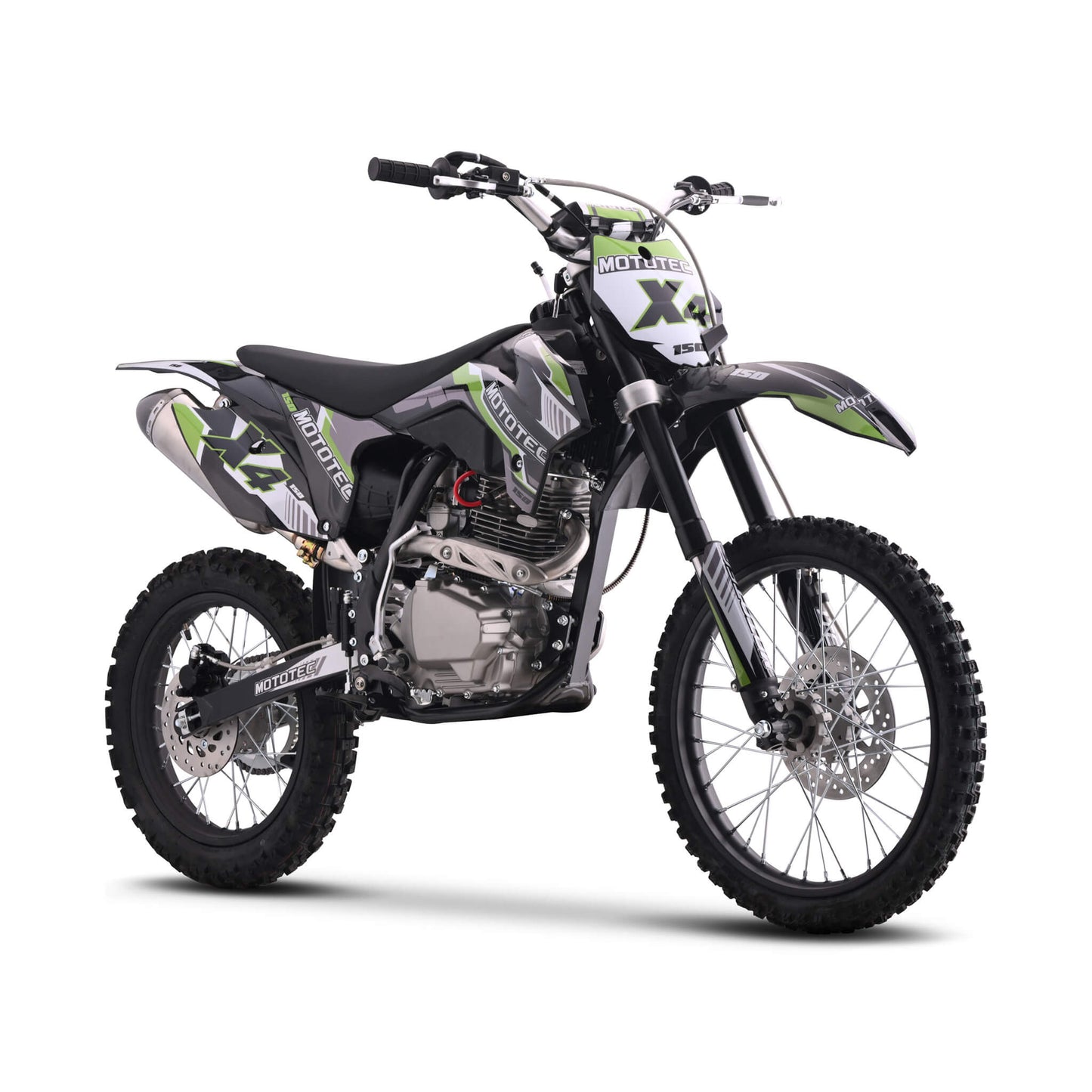 MotoTec X4 150CC 4-Stroke High-Performance Gas-Powered Dirt Bike (SAK95731)