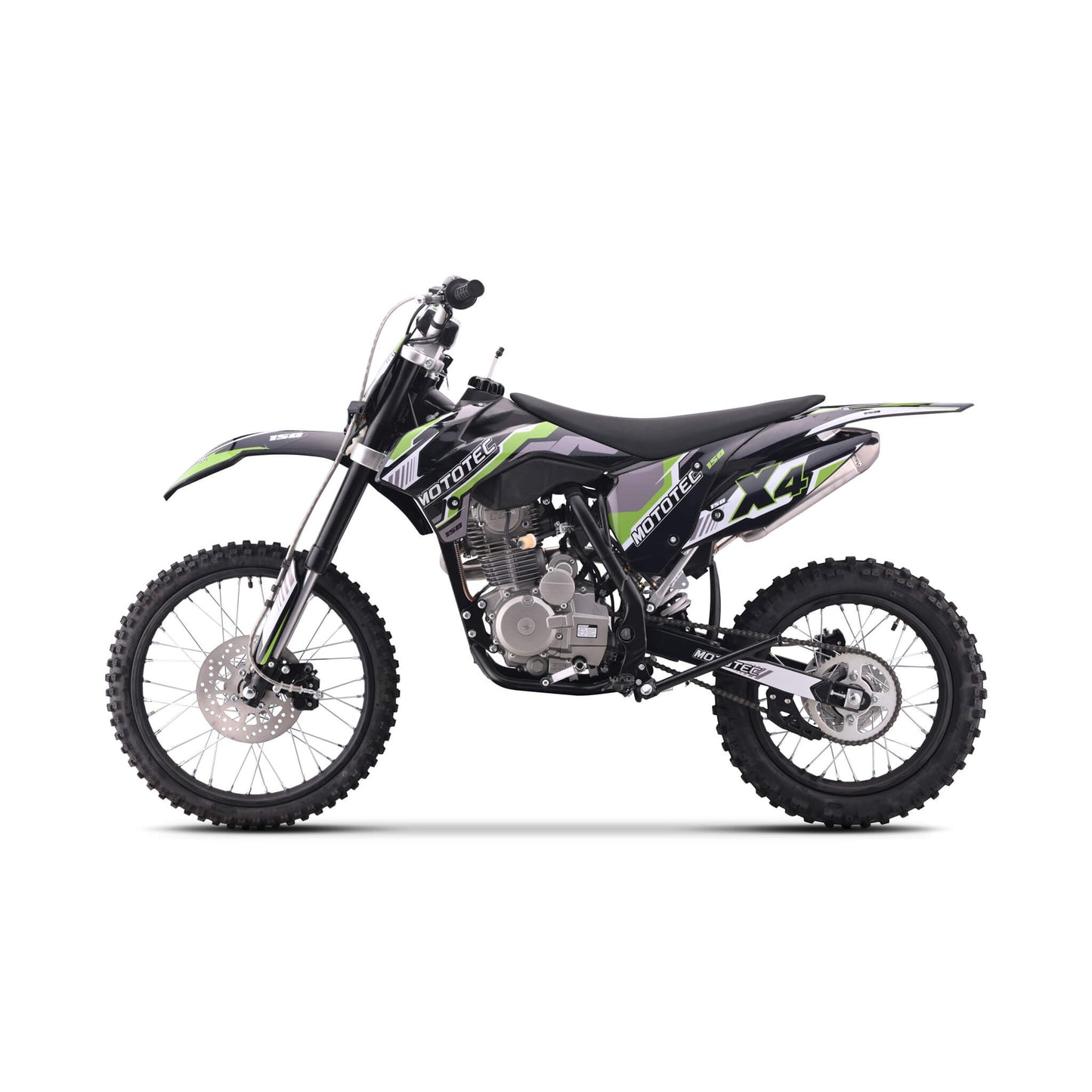 MotoTec X4 150CC 4-Stroke High-Performance Gas-Powered Dirt Bike (SAK95731)