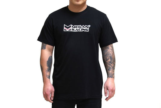 Megan Racing T-Shirt - 100% Cotton Black MR-CL-BS-BK
