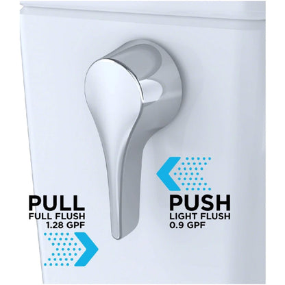 [MW4364726CEMFGN#01] TOTO Aquia IV Cube Washlet S7 With 1.28 GPF And 0.9 Elongated Bidet Toilet (SAK19352)