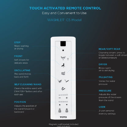 [MW7763084CSFG.10#01] TOTO Drake 1.6 GPF ELongated Chair Height Toilet With C5 Soft Close Bidet Seat (SAK71312)