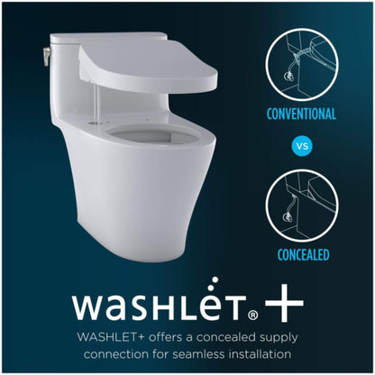 [MW7764726CSFGA.10#01] TOTO Drake 1.6 GPF Universal Height 10" Rough In Toilet With Washlet S7 Bidet Seat (SAK68432)