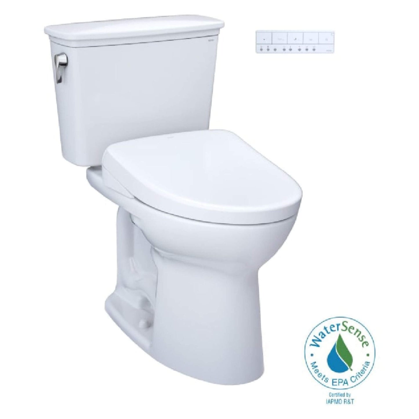 [MW7864736CEFG.10#01] TOTO Drake Washlet S7A Open Bidet Seat And 1.28 GPF Universal Height Toilet With Warm Air Dryer (SAK94671)