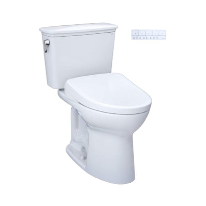 [MW7864736CEFG.10#01] TOTO Drake Washlet S7A Open Bidet Seat And 1.28 GPF Universal Height Toilet With Warm Air Dryer (SAK94671)