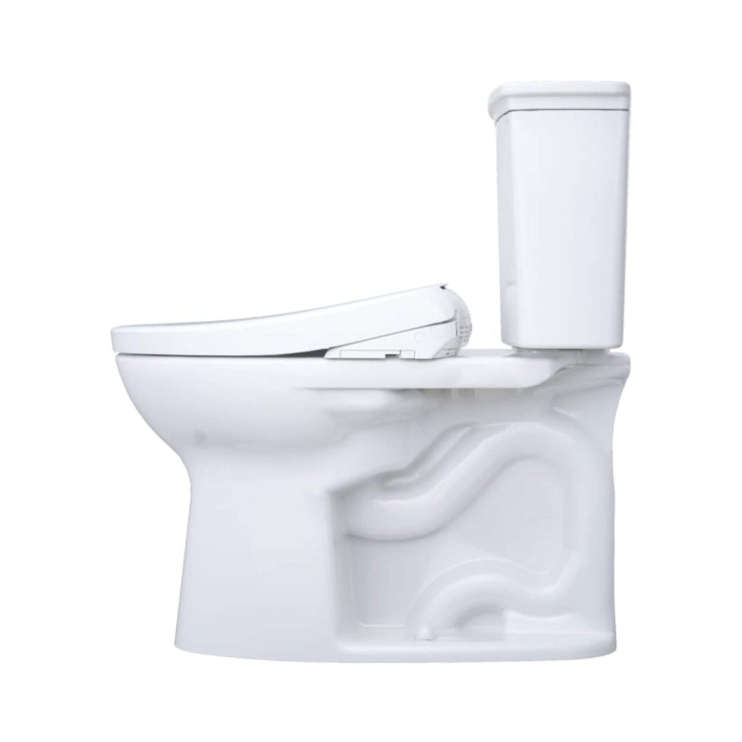 [MW7864736CEFG.10#01] TOTO Drake Washlet S7A Open Bidet Seat And 1.28 GPF Universal Height Toilet With Warm Air Dryer (SAK94671)