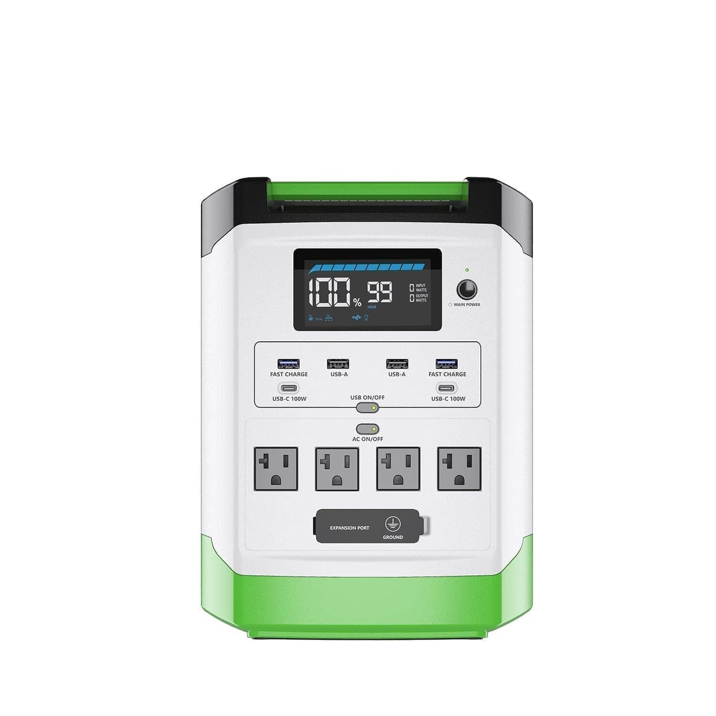 High Capacity Expandable Lithium 1800 Power Station