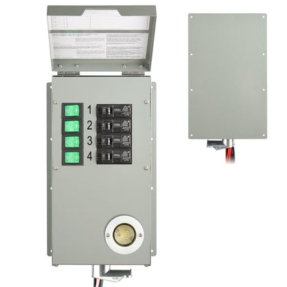 High Capacity Lithium 1800 Solar Generator and Transfer Switch