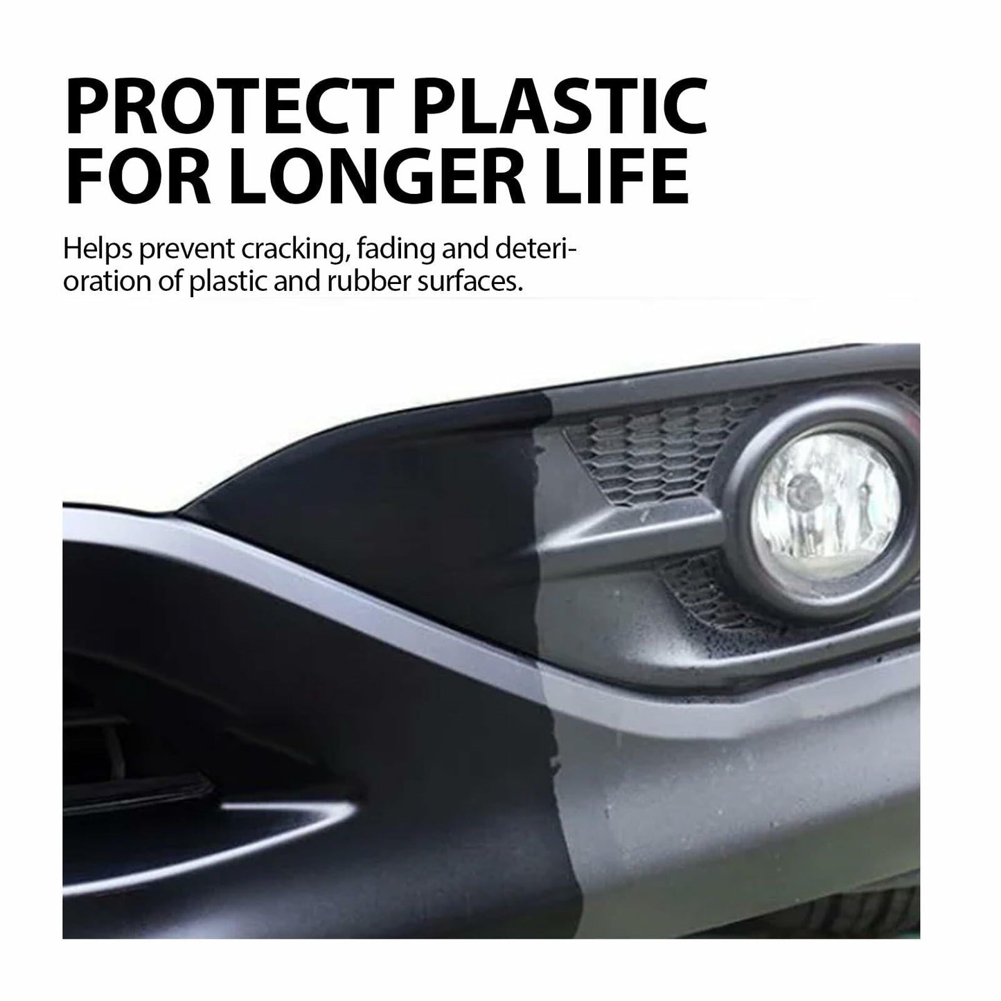 2025 Car Plastic Restorer Trim Cleaner Foam Applicator - Safe Auto Detailing