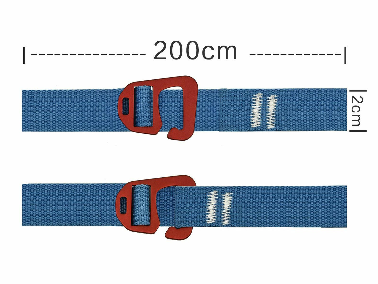 riemot 78.7in Red Bungee Cord Heavy Duty with G Hook Adjustable 1 Pack
