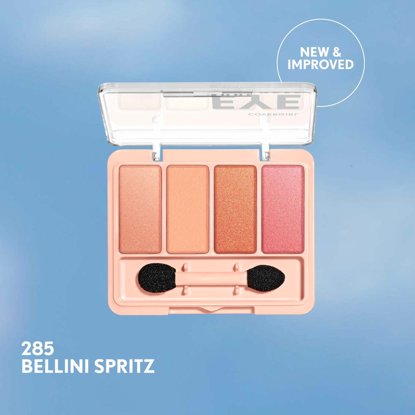 COVERGIRL Eye Enhancer Eyeshadow Quad Bellini Spritz Clean Vegan 0.19oz